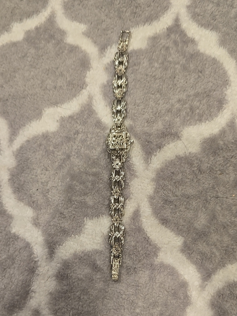 Vintage Marcasite Flip Top Peek A Boo Cocktail Watch Utopia